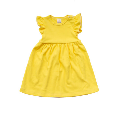 lasten keltainen mekko
